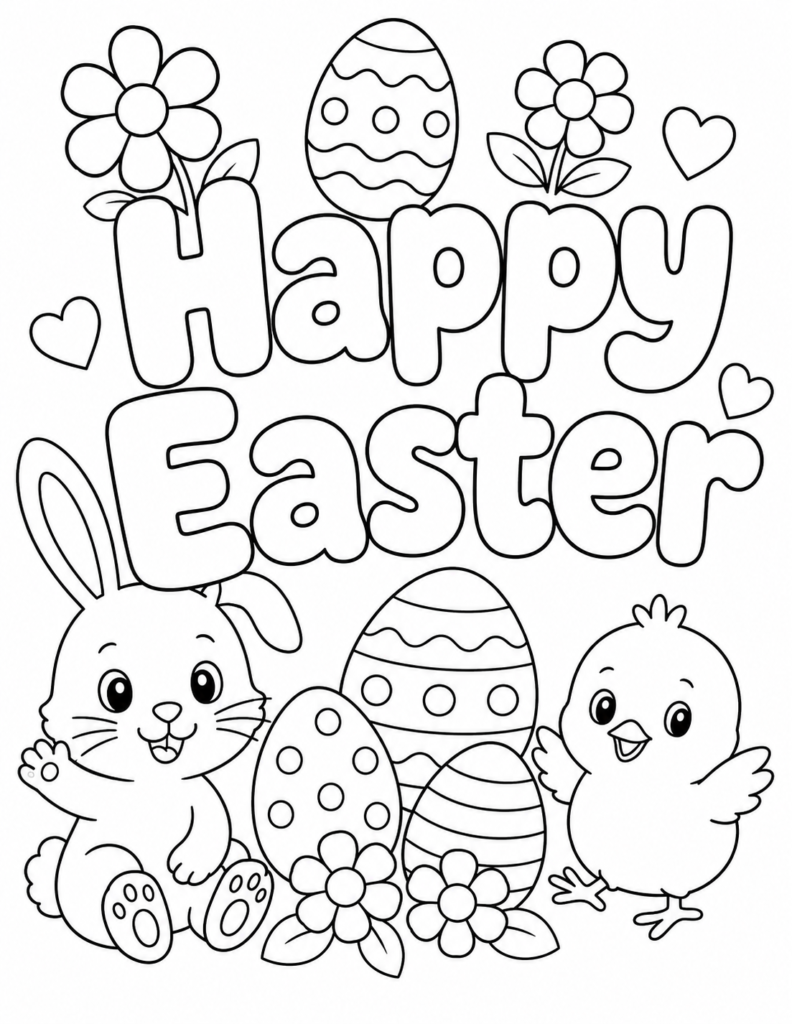 Free Printable Easter Coloring Sheets (10)